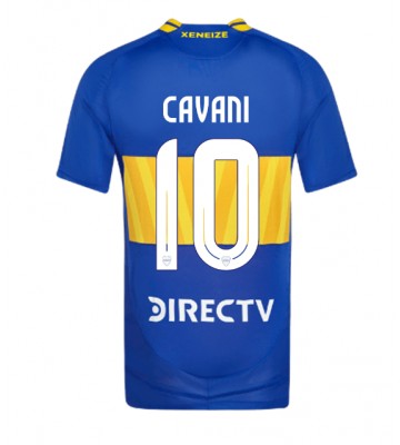 Boca Juniors Edinson Cavani #10 Replika Hjemmebanetrøje 2024-25 Kortærmet